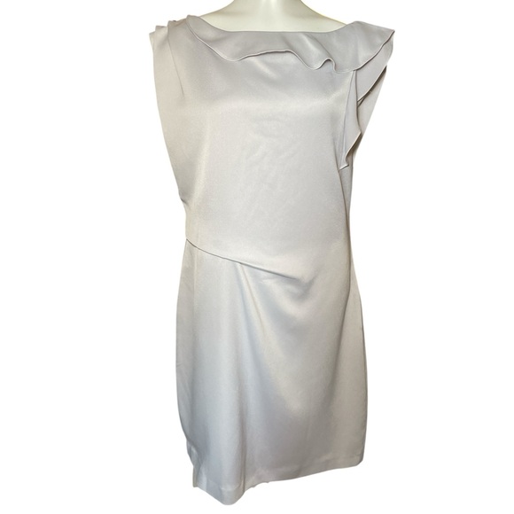 Reiss Tyra Ruffle-Detail Dress sz 10 - Picture 1 of 15